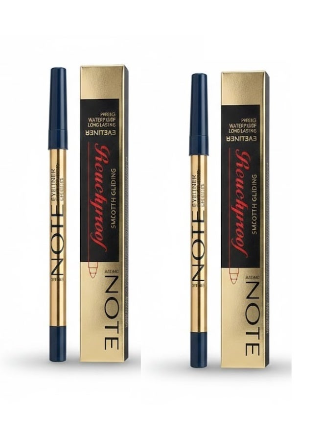 Note Waterproof Eyeliner - Long-lasting - Jet Black - Precise and Smooth 2 PCS - Image 1