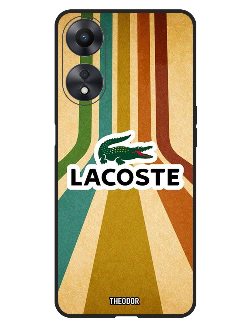 Theodor Protective Case Anti Scratch Shock Proof Bumper Cover For Oppo A1 5G Crocodile LACOSTE - Image 1