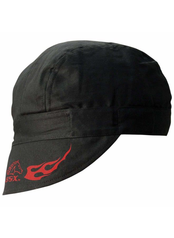 BC5W-BK Armor Cotton Welding Cap, 100% Cotton Double Layer Protection