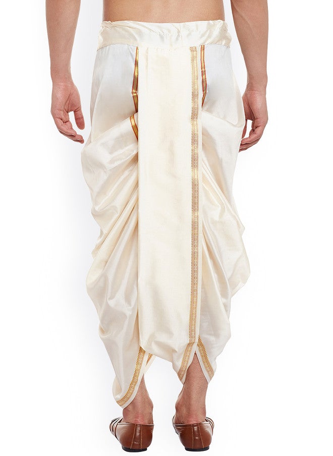 SOJANYA Cream-Coloured Dhoti Pants - Image 3
