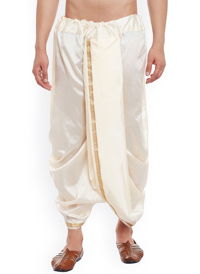SOJANYA Cream-Coloured Dhoti Pants - Image 1