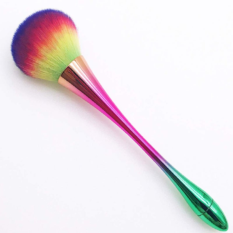 Large Powder Mineral BrushFoundation Makeup BrushPowder Brush and Blush Brush for Daily MakeupKabuki Makeup BrushesColorful