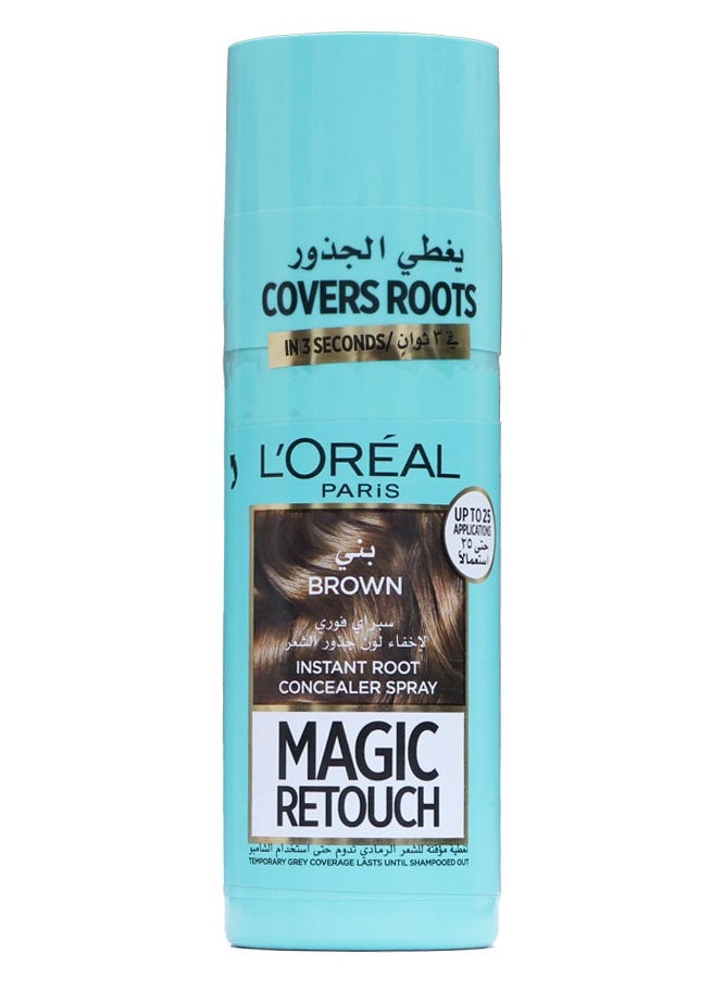 L'OREAL PARIS Magic Retouch Instant Root Concealer Brown 75 ml  - Image 1