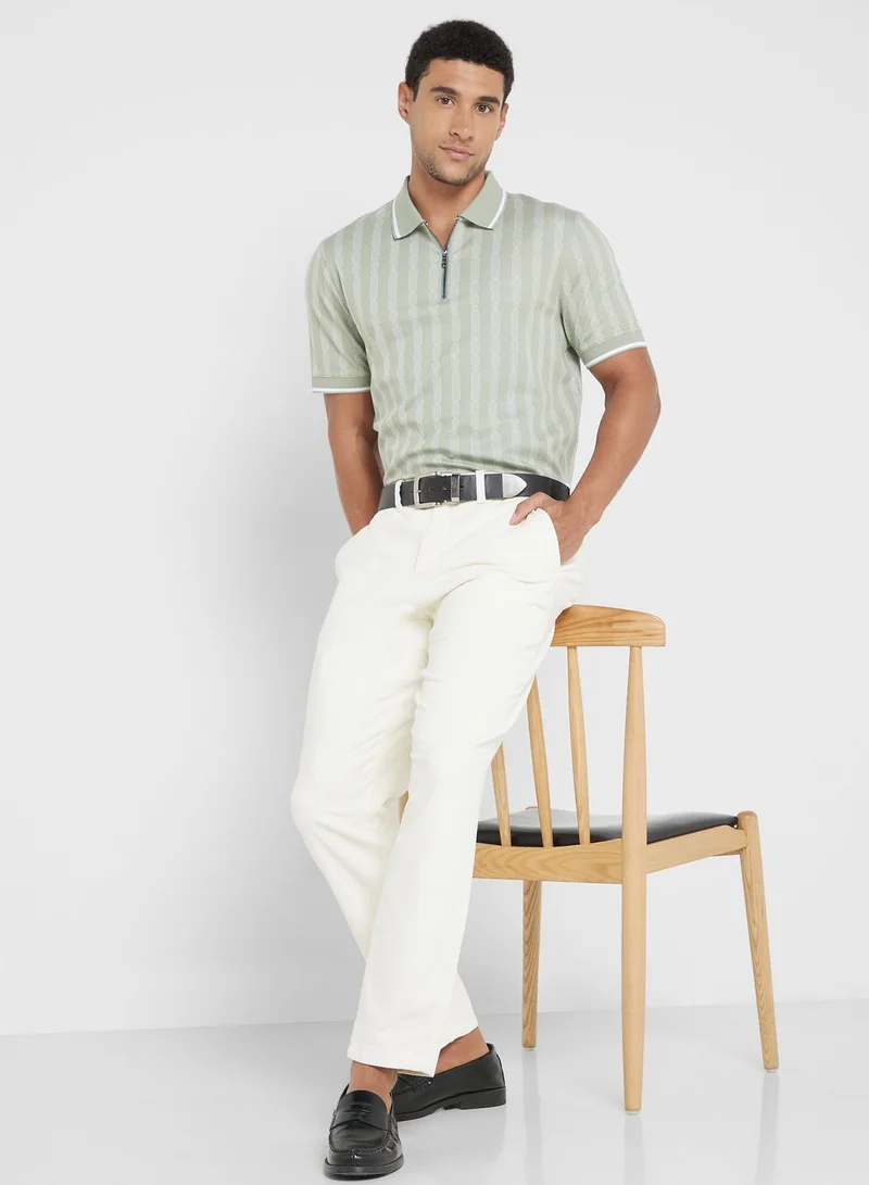 Ted Baker Striped Polo