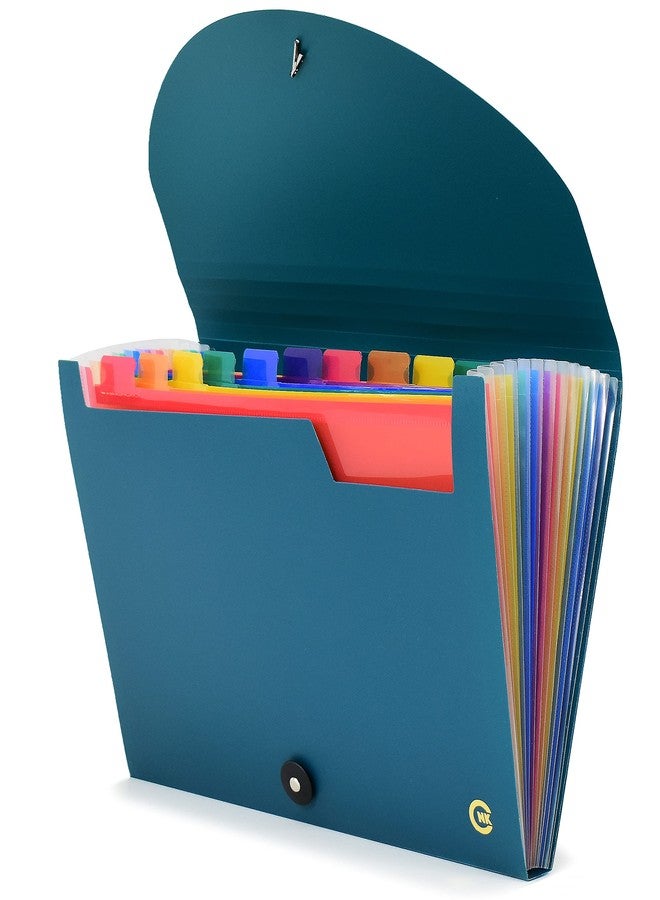 CNK File Folders Organizer with 13 Pockets Accordion Expanding Folder For Documents Receipt Document Paper Pocket Filing Products Accordian Important expandable holder files alphabetical Labels Letter - Image 1