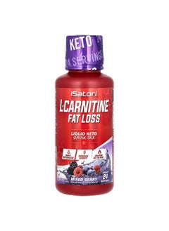 iSatori Isatori, L-Carnitine, Mixed Berry, 1.5 g, 12 fl oz (360 ml)  - Image 1