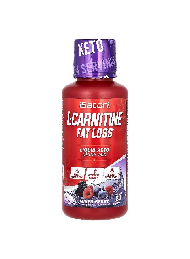 iSatori Isatori, L-Carnitine, Mixed Berry, 1.5 g, 12 fl oz (360 ml)  - Image 1