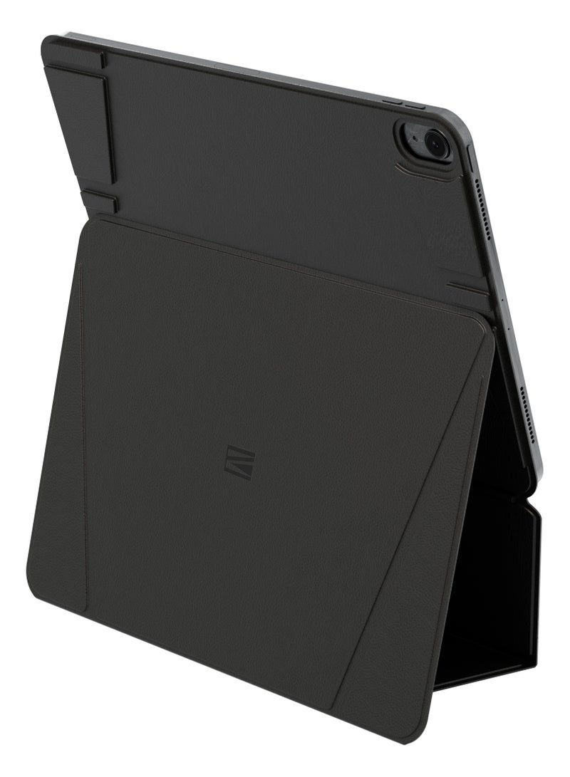 ليفيلو جراب Luxora Folio لجهاز iPad Air 13" 2024 / ثبات مغناطيسي قوي / تصميم متعدد الطيات / ارتفاع قابل للتعديل - أسود - Image 1