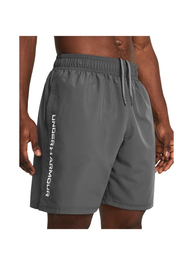 اندر ارمور Tech Woven Wordmark Shorts