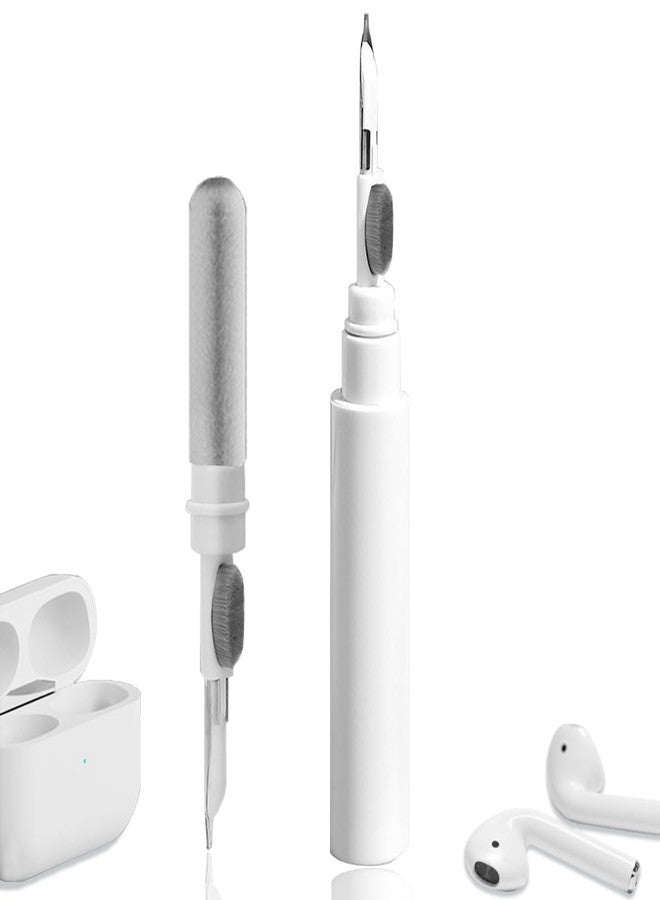 Yesimla Bluetooth Earbuds Cleaning Pen, Multifunction Airpods Pro Cleaner Kit with Soft Brush for Wireless Earphones Bluetooth Headphones Charging Box Accessories, Computer, Camera and Mobile Phone (White) - Image 1