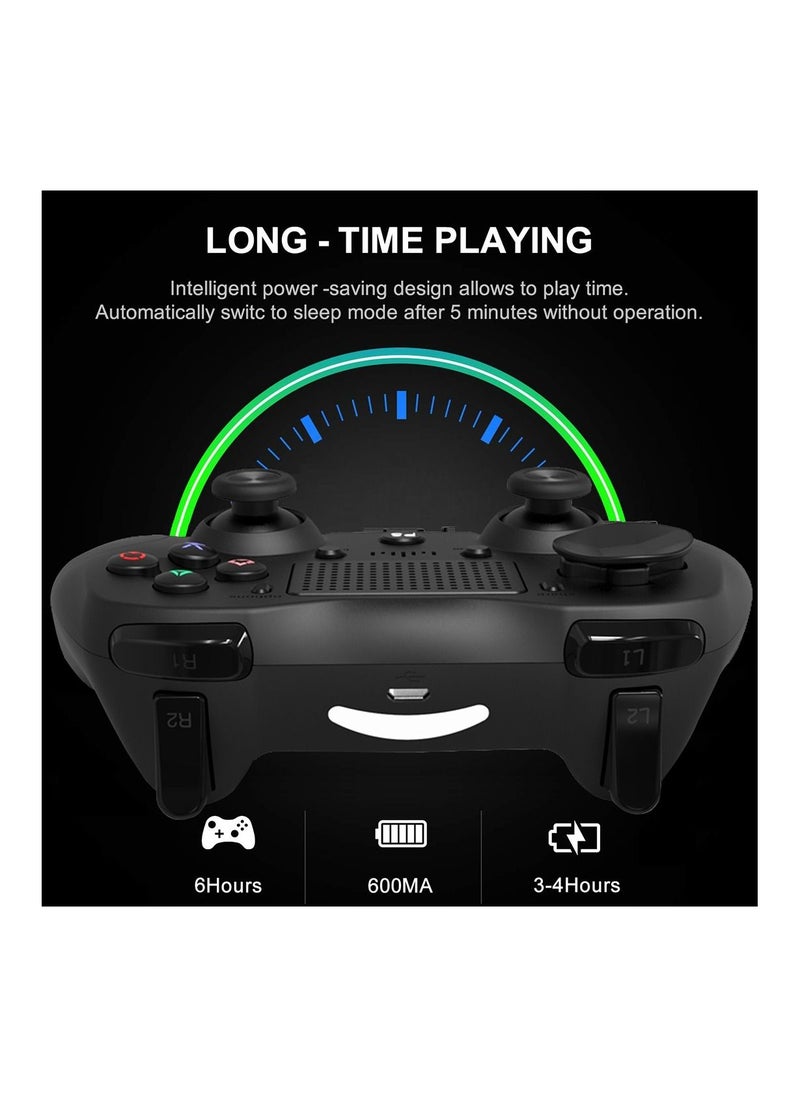ARNOTEC - P912 Wireless Bluetooth Game Handle Controller for PS4 / PC(BLUE) - Image 1