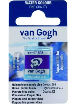 Van Gogh 1/2 Tablet Watercolor 593 Quinacridone Purple Blue - pzsku/Z9ED78A3182673A2E8469Z/45/_/1726914116/7023cdda-22ad-4fd6-b415-3c63e7053213