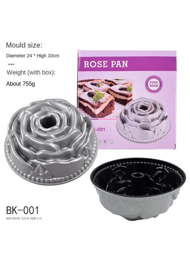 Bluejw Baking Mold Hollow Heart-shaped Cast Aluminum Cake Mold Coo Goo Hoff Mold Integrated Mold  - Image 1