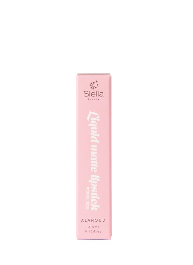 Alanoud Travel Size Waterproof Liquid Matte Lipstick Upto 12hr Wear Made In Italy