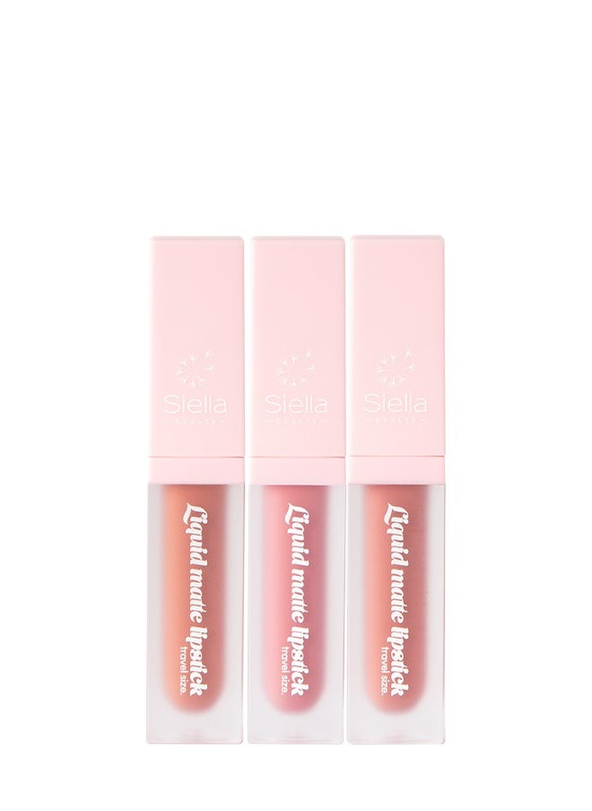 Alanoud Travel Size Waterproof Liquid Matte Lipstick Upto 12hr Wear Made In Italy