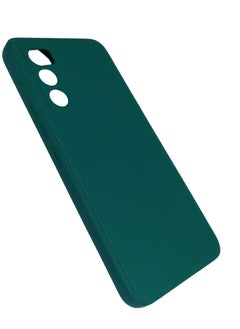Blue Sky Compatible with Vivo V20 SE Case Liquid Silicone Case Full Body Protective Cover Shockproof Slim Phone Case Anti-Scratch Soft Microfiber Lining  - Image 4