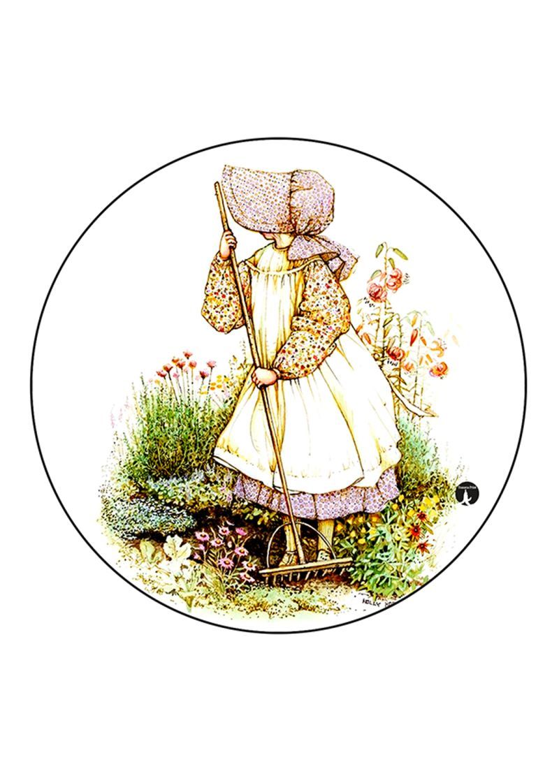 RKN Vintage Art Printed Large Pin Multicolour - Image 1