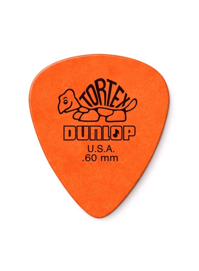 Dunlop 418P.60 Tortex Standard – Guitar Picks 0.60mm 12-Pack Red - Image 1