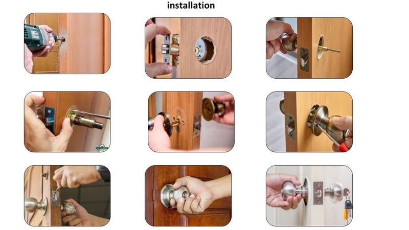 RAB Cylindrical Lock Stainless Steel Door Cylinder Lock for Main Doors (Code:- Normal Key, Finish- Matt, Pack of 1 Set Lock) - Image 5
