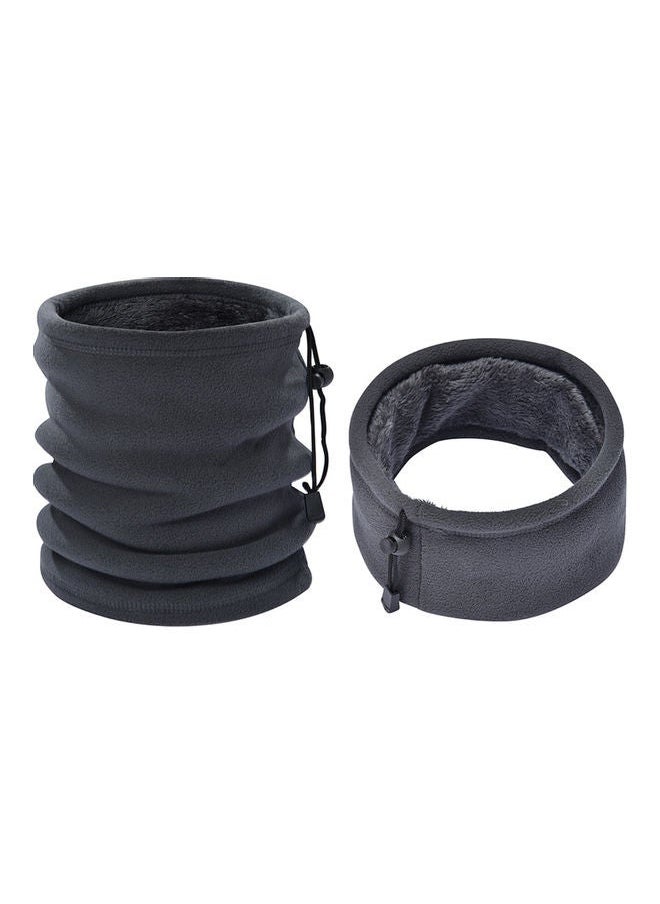 NIBEMINENT 2-Piece Warm Thick Fleece Hat Long Scarf Set  - Image 1