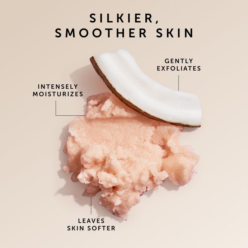 HERBIVORE سكراب الجسم المنظف من هيربيفور - مقشر جوز الهند والورد مع طين وردي، زيت جوز الهند المرطب وزبدة الشيا، نباتي، خالي من القسوة، 8 أونصات - Image 5