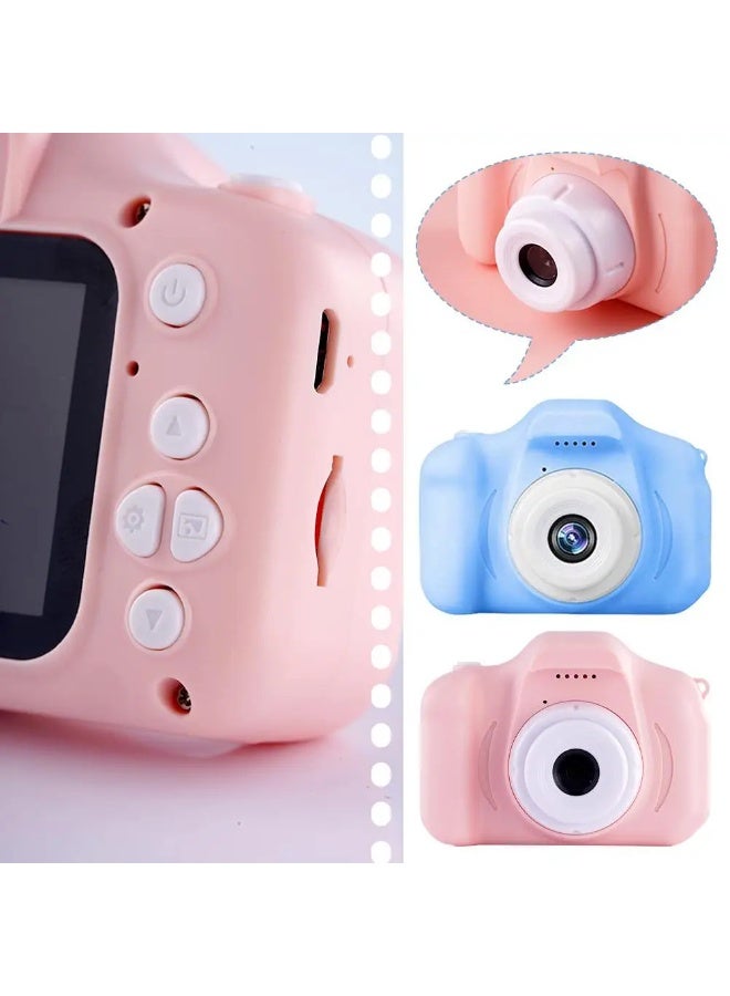 Cazadora Kids Camera for Ages 4-8 — Shockproof Mini Camcorder with Soft Silicone Shell | Compact Portable Kids Digital Camera for Boys & Girls | Easy One-Button Operation for Photos & Video | Safe Grip Design, Kid-Friendly Controls, Durable Drop-Resistant Build, Lightweight (0.1 kg) | Perfect Gift for Birthday, Travel & Outdoor Adventures | Vibrant Pink Color | 13 × 7.5 × 5.5 cm | Rechargeable & USB-C/USB Charging Ready | Creative Learning Toy — Encourages Photography Skills, Storytelling & Screen-Free Play | Includes Protective Silicone Case, Lanyard Loop & Quick-Start Guide | Parental-Approved Simple Interface, Long-Lasting Fun, Travel-Ready Camera for Little Hands — Cazadora Quality for Young Creators in KSA - Image 3