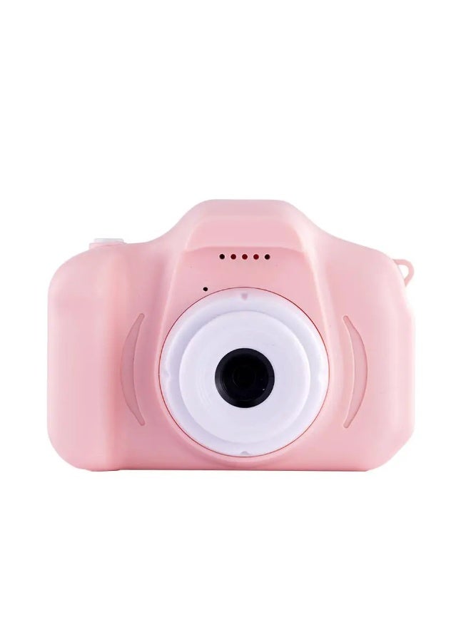 Cazadora Kids Camera for Ages 4-8 — Shockproof Mini Camcorder with Soft Silicone Shell | Compact Portable Kids Digital Camera for Boys & Girls | Easy One-Button Operation for Photos & Video | Safe Grip Design, Kid-Friendly Controls, Durable Drop-Resistant Build, Lightweight (0.1 kg) | Perfect Gift for Birthday, Travel & Outdoor Adventures | Vibrant Pink Color | 13 × 7.5 × 5.5 cm | Rechargeable & USB-C/USB Charging Ready | Creative Learning Toy — Encourages Photography Skills, Storytelling & Screen-Free Play | Includes Protective Silicone Case, Lanyard Loop & Quick-Start Guide | Parental-Approved Simple Interface, Long-Lasting Fun, Travel-Ready Camera for Little Hands — Cazadora Quality for Young Creators in KSA - Image 1