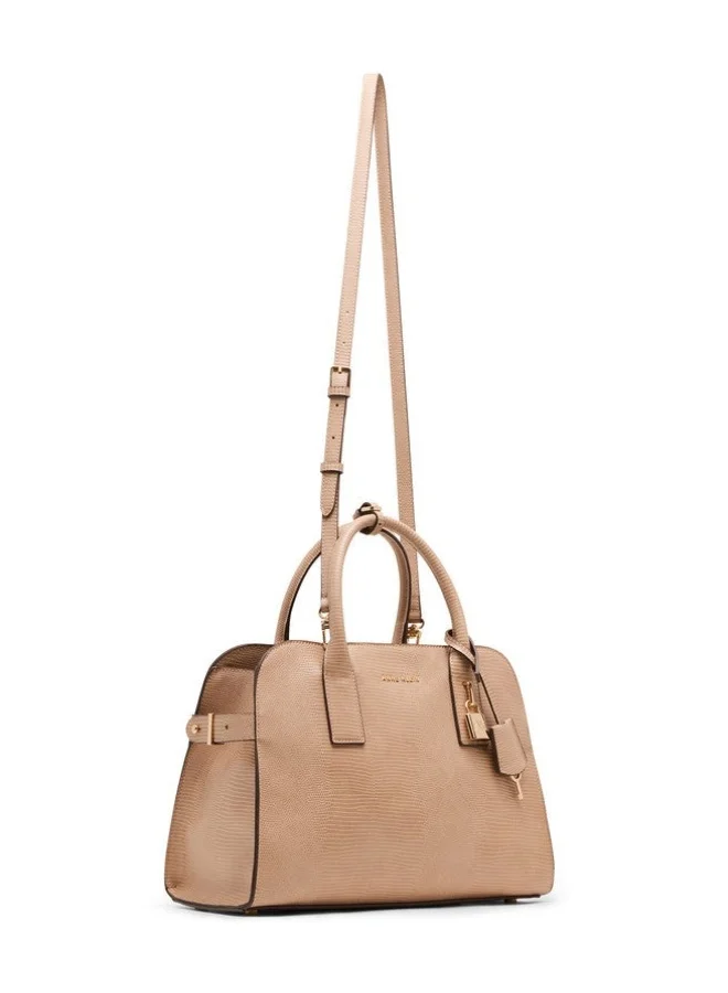 Anne Klein  Anne Klein Akh6083-Moc Brown Women's Satchel for Women | Best Price UAE