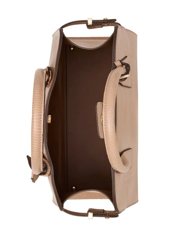 Anne Klein  Anne Klein Akh6083-Moc Brown Women's Satchel for Women | Best Price UAE