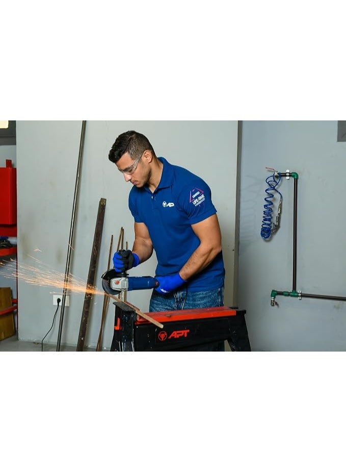 Apt 5-Inch Long Handle Angle Grinder 1150W - Image 5
