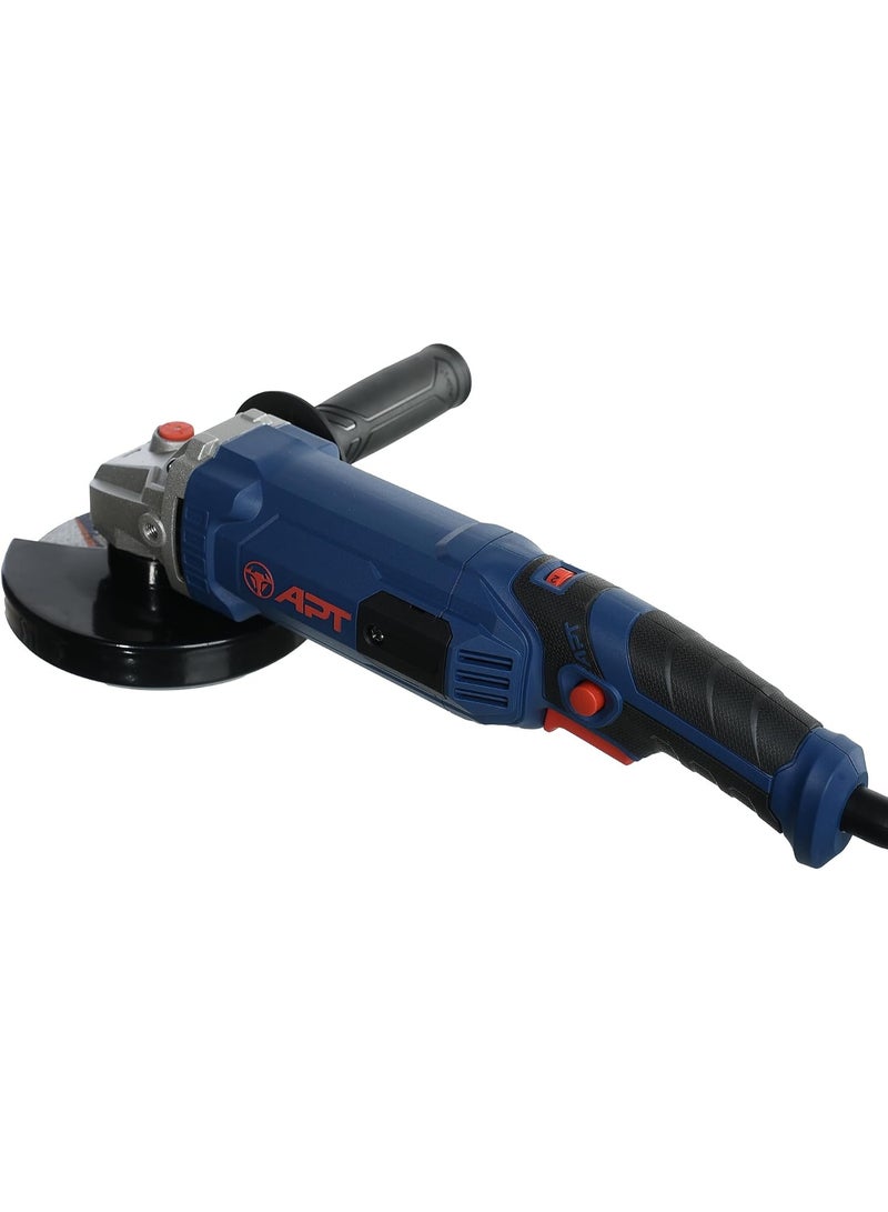 Apt 5-Inch Long Handle Angle Grinder 1150W - Image 4