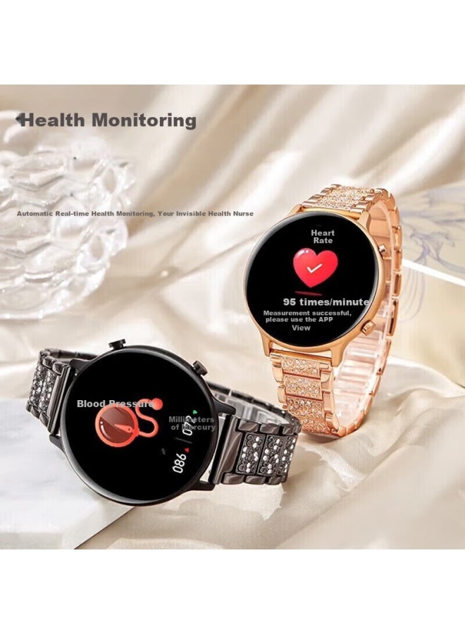 Atq [25 New Long Battery Life] Smart Watch For Women, Bluetooth Phone S10, Blood Pressure, Blood Oxygen, Heart Rate Monitoring, Multifunctional Sports Watch, Waterproof Electronic Bracelet For Adults And Students - Image 2