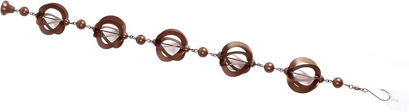 مطر الحديد سلسلة مجوفة دوارة حديقة ديكور عالية الاستقرار معلقة ميزة المياه المعدنية - Image 4