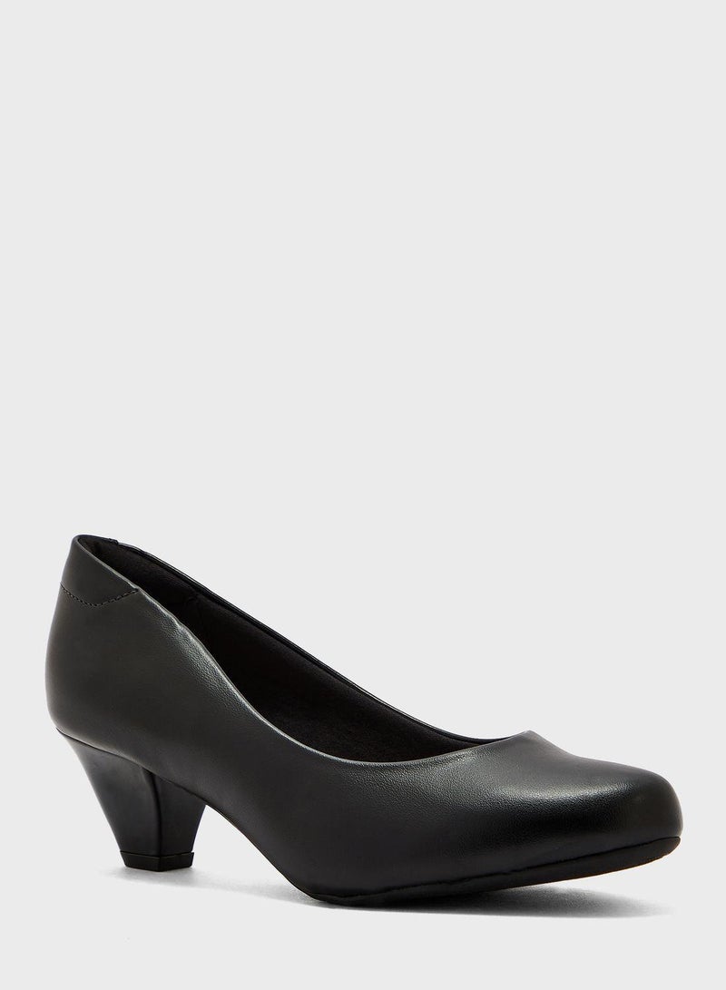 MODARE Mid Heels Shoes for Women – Classic Mid Heel Pumps for Girls & Ladies Office Wear  - Image 2