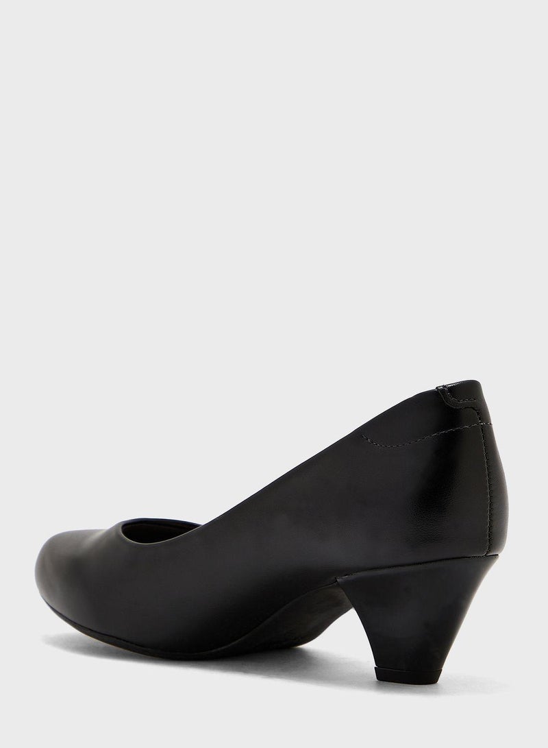 MODARE Mid Heels Shoes for Women – Classic Mid Heel Pumps for Girls & Ladies Office Wear  - Image 3