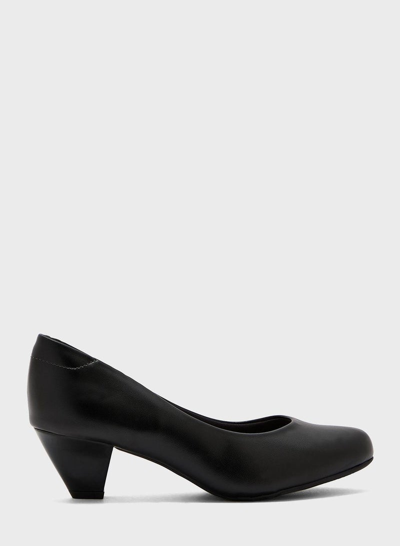 MODARE Mid Heels Shoes for Women – Classic Mid Heel Pumps for Girls & Ladies Office Wear  - Image 1