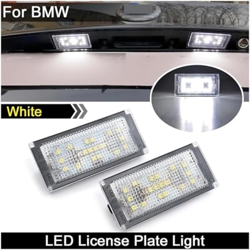 Wivplex 2Pcs White License Plate Light for BMW - Image 2