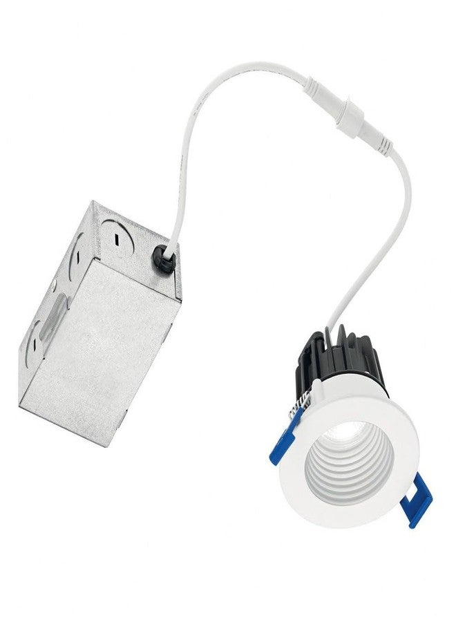 Kichler Direct-to-Ceiling 2 inch Round Mini Recessed 30K Downlight in White - Image 4