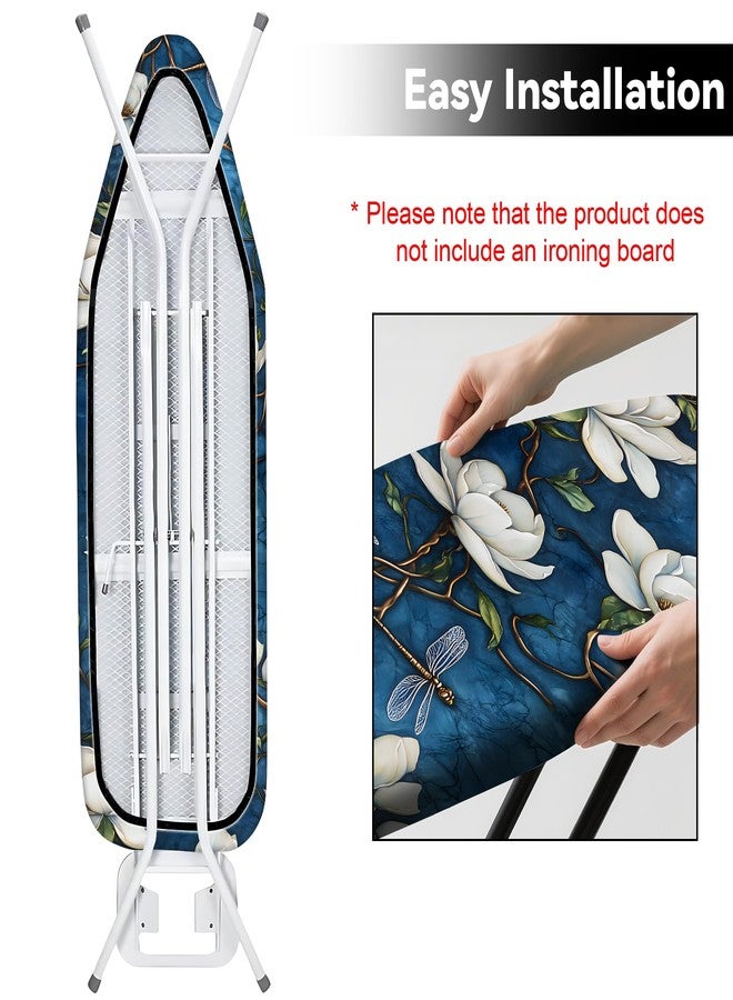 BVBOX Ironing Board Cover for Crafting, Flat Decoration with Elastic Edge Standard Size, Perfect for Home Laundry Room, Ideal Gift for Craft Enthusiasts (Dark Blue, 18" x 49") - Image 2