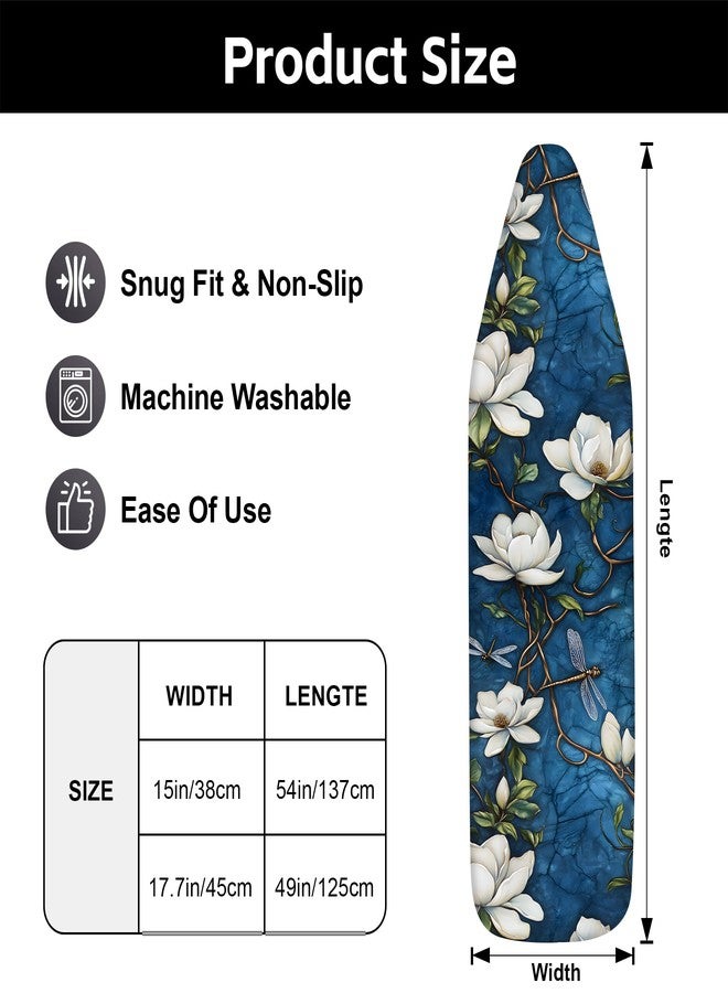 BVBOX Ironing Board Cover for Crafting, Flat Decoration with Elastic Edge Standard Size, Perfect for Home Laundry Room, Ideal Gift for Craft Enthusiasts (Dark Blue, 18" x 49") - Image 3