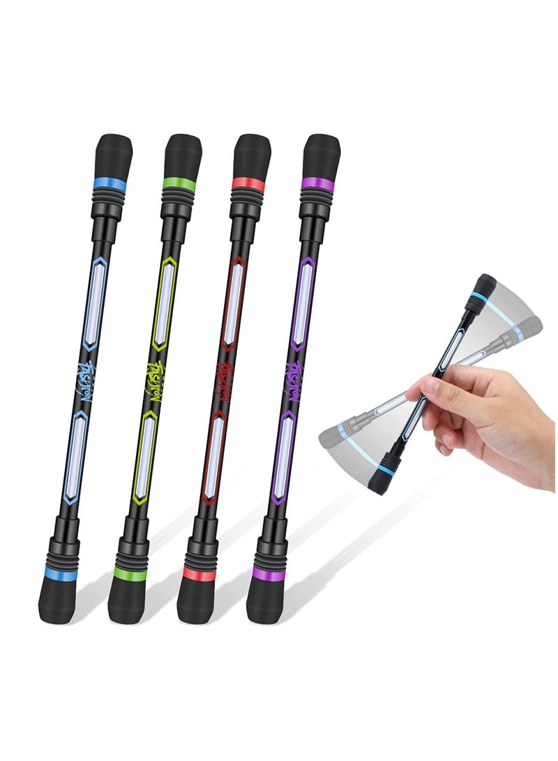 phomemo Spinning Pen, 4Pcs Spinning Rotating Pen, Rolling Finger Rotating Pen, Fidget Pens, Anti Slip Coating Spinning Rotating Pen, Decompression Gel pens, for Kids Adults  - Image 2