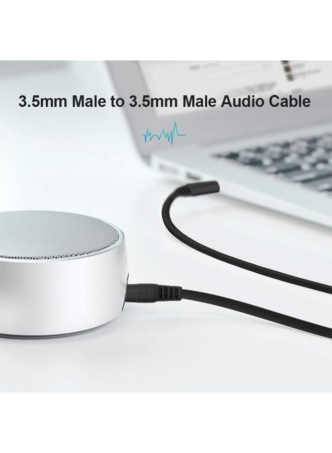 10-Piece AUX Cable 5meter Black  - Image 5
