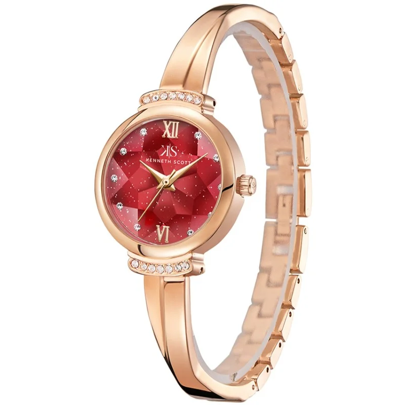 كينيث سكوت Women's Alloy Analog Watch K22522-RBKR - 27 mm