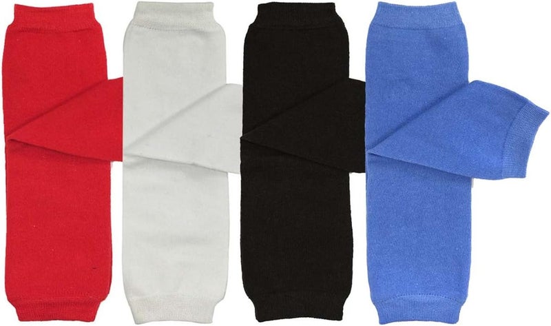 allydrew 4 Pack Baby Leg Warmer Set & Toddler Leg Warmer Set for Boys & Girls - Image 1
