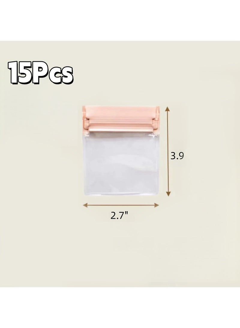 Winner 15PCS Jewelry Bags -EVA Anti-Tarnish Jewelry Storage Bags, Travel Jewelry Bag Reusable & Anti-Oxidation Thickened Storage for Necklaces, Earrings, Rings and More（Pink） - Image 4