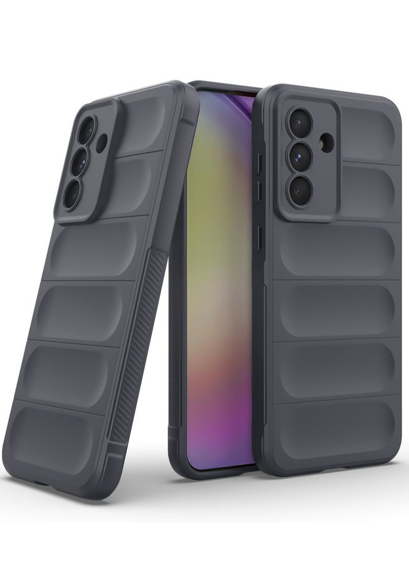 Generic - Premium Protection Back Silicone Case Compatible with Samsung Galaxy A56 Magic Shield Shockproof Case with Camera Protection (Grey) - Image 1