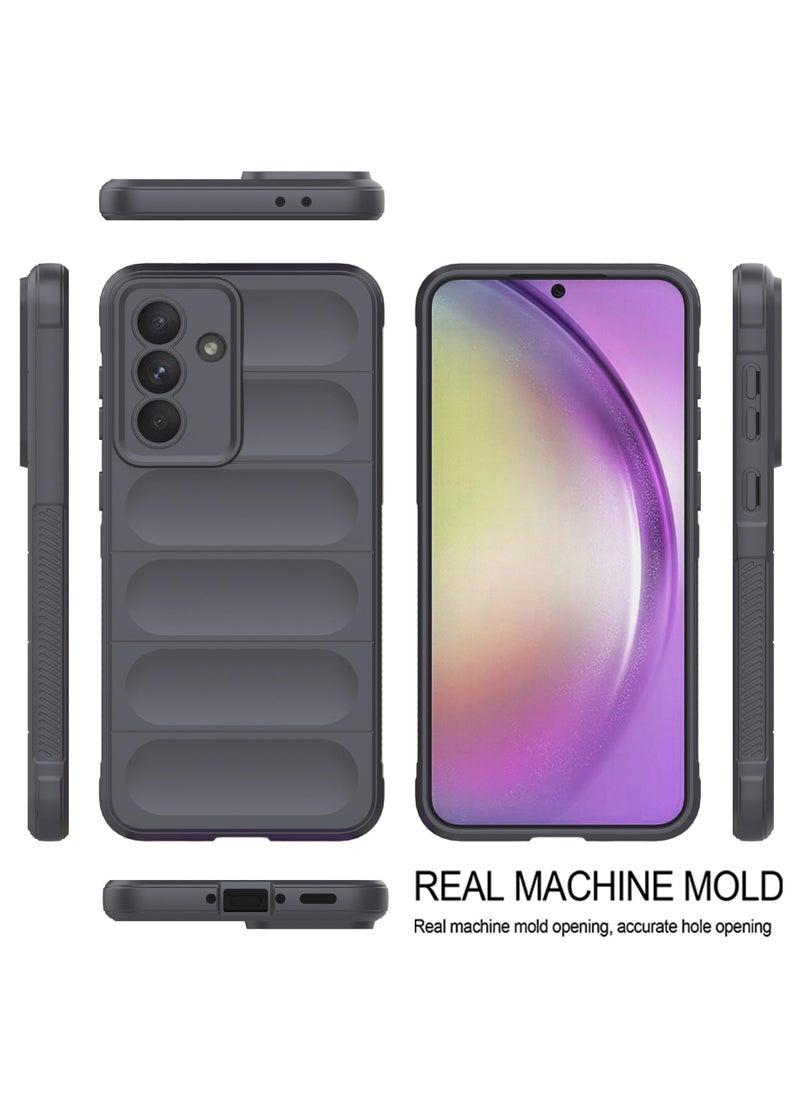 Generic - Premium Protection Back Silicone Case Compatible with Samsung Galaxy A56 Magic Shield Shockproof Case with Camera Protection (Grey) - Image 1