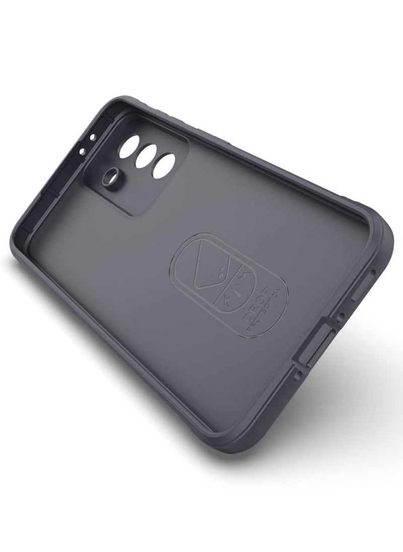 Generic - Premium Protection Back Silicone Case Compatible with Samsung Galaxy A56 Magic Shield Shockproof Case with Camera Protection (Grey) - Image 1