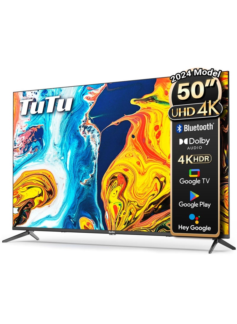 TuTu TV - 50 Inch Smart TV 4K UHD Google TV - Image 1