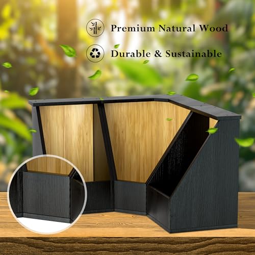 Jolitac Wood Pantry Storage Bins, Potato and Onion Storage Bin for Pantry and Kitchen Counter Multipurpose Organization Containers for Produce, Fruits, Vegetable, Set 3 Pieces - Image 5